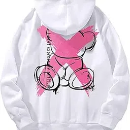sxv style SXV 'i Dont Express’ Printed Cool Aesthetic Sweatshirt Hoodie-picture-51