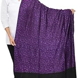 handycraft shawls Women's Woollen Stole (Multi-Coloured)-picture-47