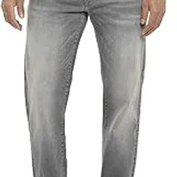 everblue Men Solid Stretchable Grey Regular Fit Midrise Jeans-picture-49