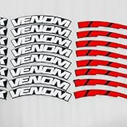 Black Venom Tyre Sticker for 4 Tire Tyres Customized Permanent Rubber 4 Tire Tyress Stickerr Attractive Sticker Car Accessories Without Glue-picture-13