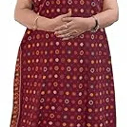 homezilla Cotton Nighty, Night Dresses for Women, Printed Nighty for Women-Extra Large Nighty 3XL Nighty-picture-12