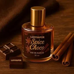 LUVVAPOR Spice Choco Eau De Parfum – 30ml | Unisex Long Lasting Perfume | Warm Chocolate & Spicy Cinnamon Blend | Premium Fragrance for All Occasions-picture-18
