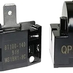 MEETOOT QP-02-4.7 PTC Refrigerator Start Relay 1 Pin Coolers Compressor Starter 4.7 ohm with 1pcs Refrigerator Overload Protector 1/2HP-image-22