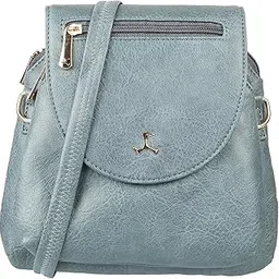 Women Light Blue Flap Over Sling (66-6674)-image-8