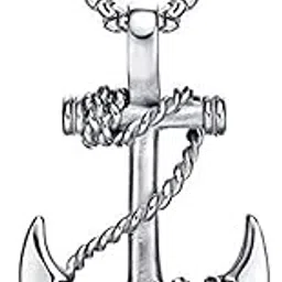 vien Marine Rudder Anchor Sailor Jewelry Pendant Necklace Chain For Men Boys Women Girls-picture-26