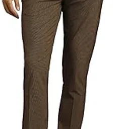louis philippe Men's Slim Fit Mid Rise Premium Fabric Checks Formal Trouser-picture-38