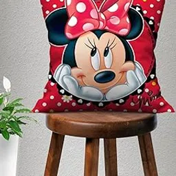 Athom Living Disney Minnie Mouse Cushion with Cover 40x40 cm-picture-50