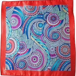 riyasat Abstract Design Multi Color Men's Wedding Party Pocket Square .(PS_0023)-picture-44