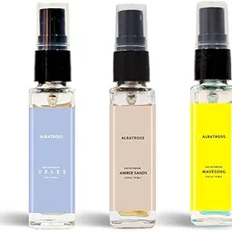 Albatross pack of 3 set 2 Gym wear 10 ML perfumes-image-0
