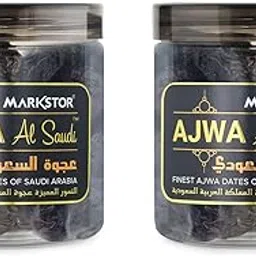 MARKSTOR Ajwa Al-Saudi - Finest Original Ajwa Dates (Khajoor/Khajur) of Madina, Saudi Arabia – 500g (2 Packs of 250g), Fresh-picture-28