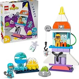 LEGO DUPLO 3in1 Space Shuttle Adventure Rocket Ship for Toddlers 10422-picture-12