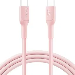 Belkin Apple Certified USB-C to USB-C Cable 2 Meter, 60W - Soft, Flexible Fast Charging Cable, Type C Charging Cable for iPhone 17, Air, Pro, Pro Max, Galaxy S25, Pixel 9, MacBook, iPad Pro | Pink-picture-51