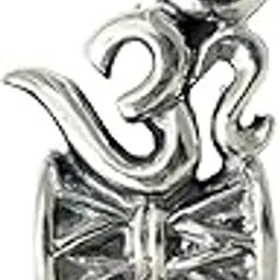 azita 925 Sterling Silver Divine Om Pendant for Men and Women | With Shiv Damru| Without Chain| With Certificate of Authenticity and 925 Stamp.-picture-11