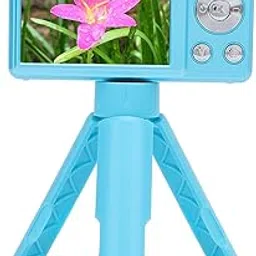 4K Digital Camera, Video Camera for Vlogging, HD Camcorder, 64MP 18X Digital Zoom, 2.88in Screen, with LED Fill Light and USB Port, Catch Wonderful Moments, Autofocus (Blue) image 1