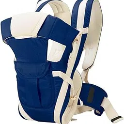 DealFry Kids 4-in-1 Adjustable Baby Carrier Cum Kangaroo Bag/Honeycomb Texture Baby Carry Sling/Back/Front Carrier for Baby with Safety Belt and Buckle Straps (Assorted Color) (Navy Blue) (Navy Blue)-picture-11