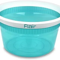 FLAIR Estella Crystal Bath Tub-20 LTR Green | Multipurpose Utility Gaint Tub | Durable Plastic Bath Tub | Baby Bathing Tub | Clothes Washing Tub for Bathroom-picture-11