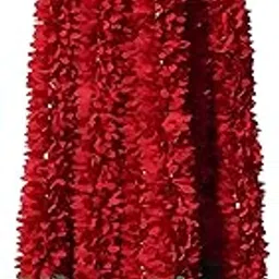 Geetanjali Crafts Handmade Ladi Artificial (Pack of 5) Fabric Flower Wiith Ribbon String Ladi Hanging for Decoration, Diwali, Marriages, Temple and Home or Offices LD - 44-picture-11