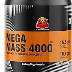 Sap Nutrition | Mega Mass Gainer 4000 | Protein Supplement Powder | Easy Digesting Gainer Protein Powder for Men & Women (Chocolate, 2kg)-picture-34