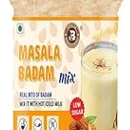 Brew Lab Masala Badam Mix Low Sugar | Real Bits Of Badam Mix It With Hot/Cold Milk | (100 g)-image-63