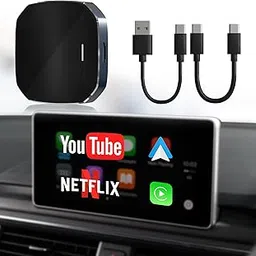 2025 Wireless Carplay Adapter & Android Auto Wireless Adapter, Magic CarPlay Ai Box Streaming Video Fits Fits Netflix/YouTube/TF Card, CarPlay Wireless Adapter for OEM Wired CarPlay/Android Auto Cars-image-47