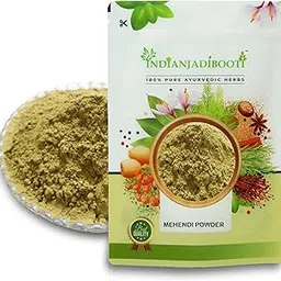 IndianJadiBooti Natural Henna powder for hair Colour and Growth | Herbal Henna Powder (250 Grams)-picture-13