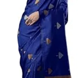 flosive Women Woven Beautiful Mix Color Kanjivaram Silk Saree With Zari Weaving-picture-16
