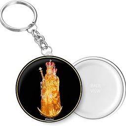peacockride Our Lady of Velankanni I Velankanni Matha I Jesus Christ I Key Chain (Plastic, Multicolor, 44MM)-picture-37