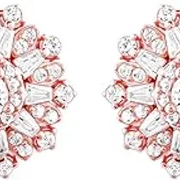 925 Silver Rose Gold Floral Work Earrings| studs to Gift Women & Girls | With Certificate of Authenticity and 925 Stamp | 6 Months Warranty*-image-60