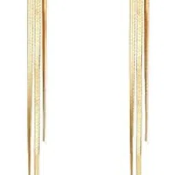 shining diva fashion Latest Stylish Tassel Earrings for Women and Girls (Gold) (14768er)-picture-12