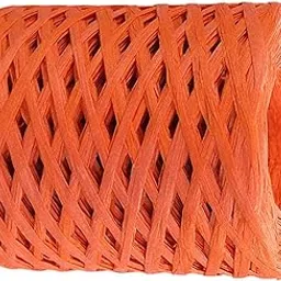 Merishopp 218.72yd Raffia Paper Ribbon Decor for Weaving Gift Wrapping DIY Craft Orange Crafts | Multi-Purpose Craft Supplies | Crafting Pieces | Ribbon-image-94