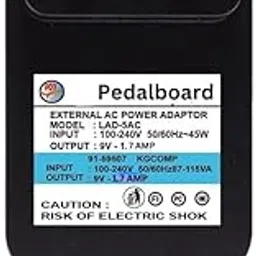 DARAHS 9V DC Guitar Pedal Power Supply Adapter - 1.7A 1700mA Center 9V Power Adapter-picture-10