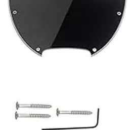 ATORSE 4 String Electric Bass Bridge with Wrench Screws+3ply Pickguard Scratchplate-picture-34