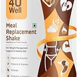 4UWELL Meal Replacement Shake for Weight Management & Control | Chocolate Flavour with 18 Essential Vitamins & Minerals | For men & Women (30 Servings, 500g)-picture-16