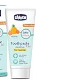 Chicco Toothpaste for Kids Best for Baby (1y-6y), Mix Fruit Flavour, 50g | Fluoride-Free & Chicco Baby Manual Toothbrush For Infants (6M-36M), Set Of 2|Extra Soft Tapered Bristles Ideal For M-image-40