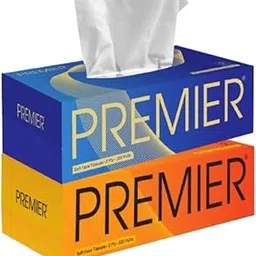 Premier Tissue Paper Box 100's Special Edition – Pack of 2 | Ultra-Soft & Highly Absorbent Facial Tissues | Gentle on Skin | Ideal for Home, Office & Car | Hygienic & Durable-picture-15