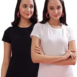 dollar Women's Solid Regular Fit T-Shirt-picture-57