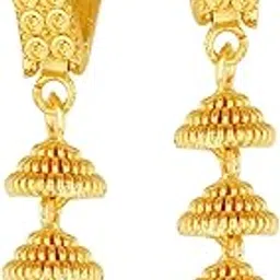 vfj vighnaharta fashion jewellery Vighnaharta Everyday wear alloy Gold Plated Bali, Bali jhumka, Hoop Earring, Dangle Earring, Earring valentine day gift valentineday gift for her gift for him gift for women gift for men love gift gifts ValentinesDay2023 for Women and Girls VFJ1517ERG-picture-32