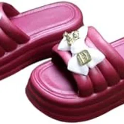Women Comfortable Slippers | Ergonomic Footwear | Lightweight | Platform Heel | Cushioned Sole | Latest, Stylish and Trendy Flip-Flops for Girls and Ladies-picture-55