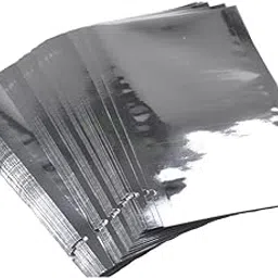 100pcs Silver Aluminum Foil Mylar Bag Vacuum Sealer Food Storage Package Safety 7 * 10cm-picture-18