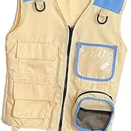 Fashion My Day Kids Explorer Vest Outdoor Adventure Vest for Hiking Birthday Gift Blue-picture-16