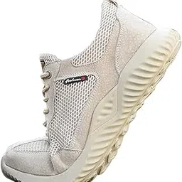 qfeng Safety Shoes, Work Boots Ultra Lightweight Composite Toe Cap Steel Toe Safety Hiker Shoes Black Spring and Summer-picture-45