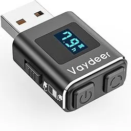 VAYDEER Metal Mini Mouse Jiggler, T5s Mouse Mover with Timer, LED Countdown, Undetectable, 3-Button Control, for Office, Remote Work, Online Meetings,Shaker Wiggler to Boost Your Productivity (Black)-image-44