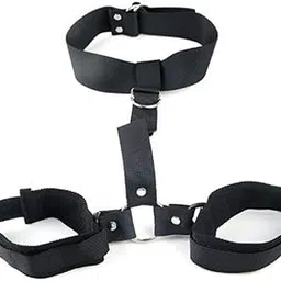 KUKAI Frisky Ties Adjustable Neck Wrist and Back Restraints Kit | Body-Safe Nylon Material | Adjustable | Easy to Use, Lightweight, and Travel-Friendly-image-16