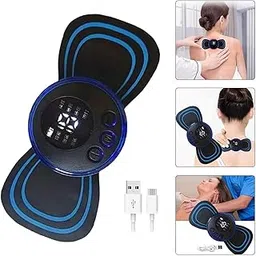 Portable USB Neck Massager Neck Massager Automatic Massage Enhancer Mini Cervical Massager EMS-image-26