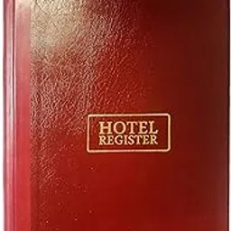 LRS Super Pure Leather Binding Big Size 100 Pages 1500 Entries Hotel Record Register, 18 x 12 inch-picture-50