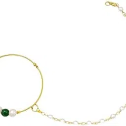 beginners prime Traditional Navratri Special Nath Non Piercing Nose Ring with Chain for Women Girls-picture-13