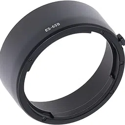 SUPERNIC Es-65B Lens Hood For Canon Rf 50Mm F1.8 Stm On Eos R6 R5 Rp R Camera,Reversible Lens Shade Es-65B Lens Hood,Black-picture-27