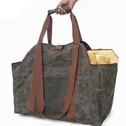 CLUB BOLLYWOOD® Log Carrier Firewood Carry Bag Fire Wood Canvas Cloth Log Tote Hand Bag | Sporting Goods | Outdoor Sports Other Camping & Hiking | Other Camping & Hiking-image-40
