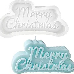 SOFTCREATO 3D Merry Christmas Candle Mould for Candle Making Soft Silicone Mold Multi-Purpose Resin Molds for Merry Christmas Ornament DIY Silicone Mold for Handmade Soap Scented Candle Candy Chocholate-picture-27