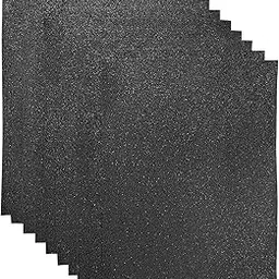 Eclet A4 Glitter Black Glitter Fabric, 10pcs Glitter Felt Sheets for Crafts, 8 x12 inches Glitter Felt Fabric Square for Party Holiday Greeting Festival Projects-picture-36